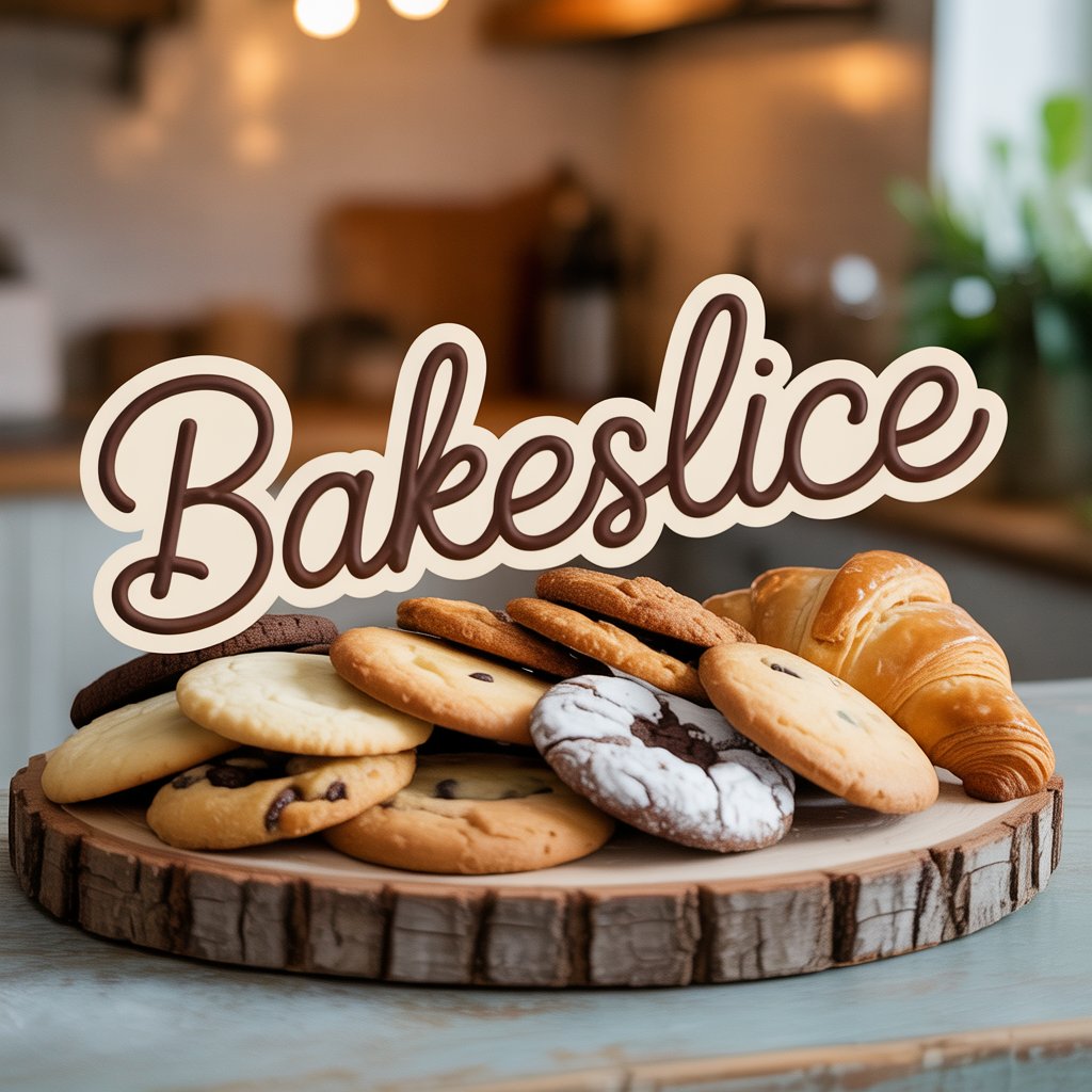 Homemade-style cookies and croissants baked fresh daily at Bakeslice in India.